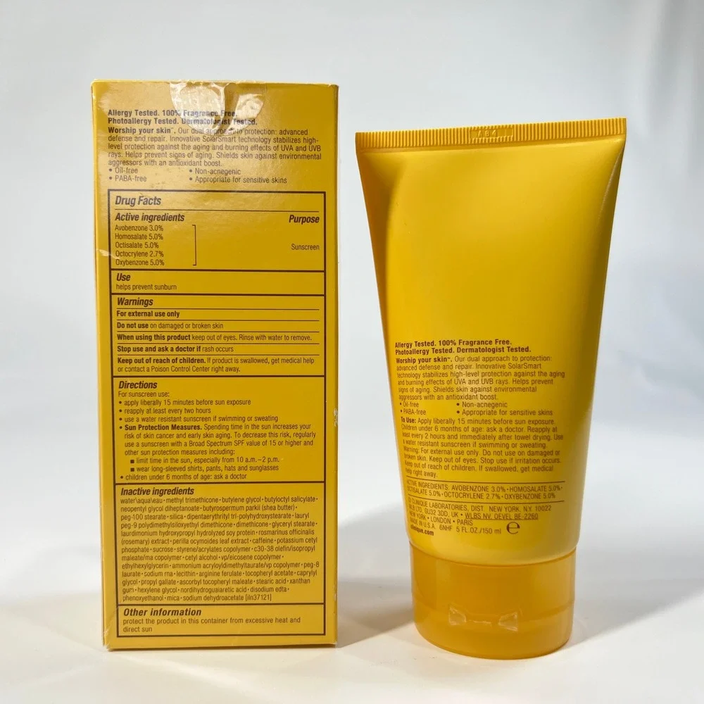 Clinique Sunscreen Body Cream SPF 50 Broad Spectrum 5oz NEW‎ SolarSmart UVA UVB - Picture 3 of 7